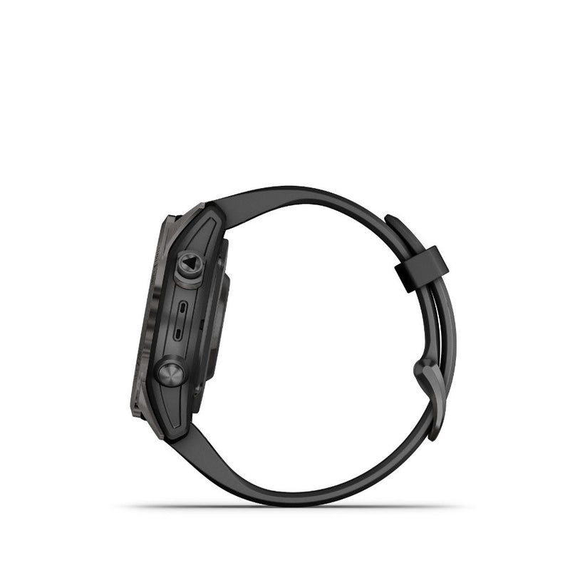 Garmin Fenix 7S Pro Sapphire Solar (Grey Titanium with Black Band)