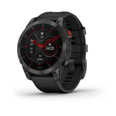 Garmin Epix (Black/Carbon Grey DLC Titanium with Silicone Band)