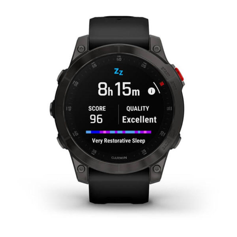 Garmin Epix (Black/Carbon Grey DLC Titanium with Silicone Band)