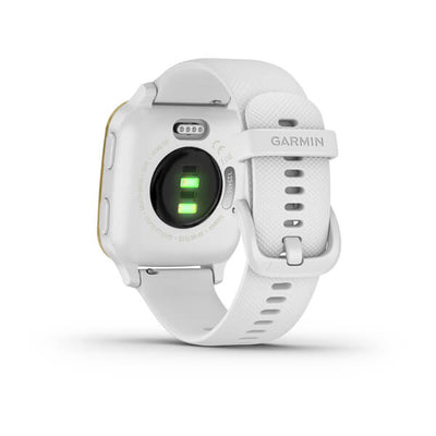 Garmin Venu SQ (White with Light Gold Bezel)