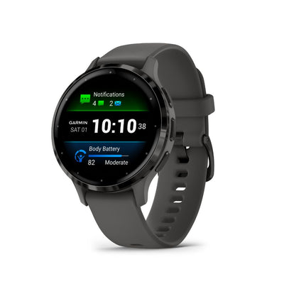 Garmin Venu 3S (Slate SS with Grey Band)