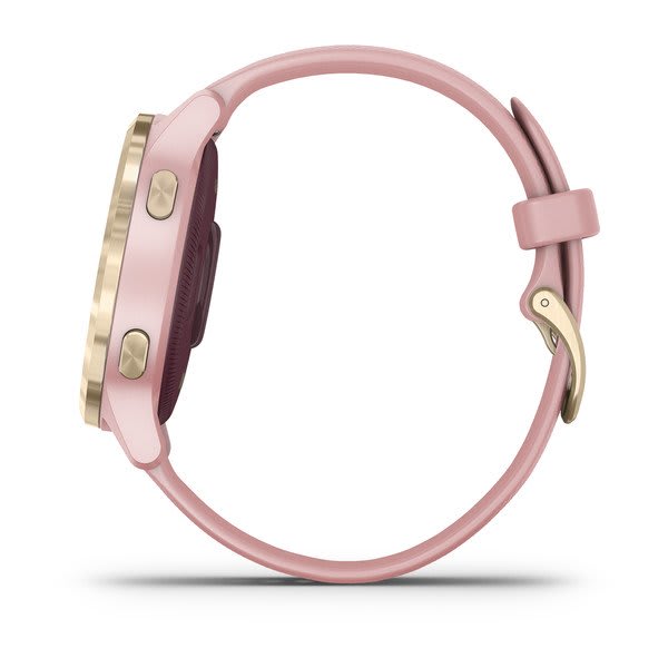 Garmin vivoactive 4S, Dust Rose with Light Gold Hardware