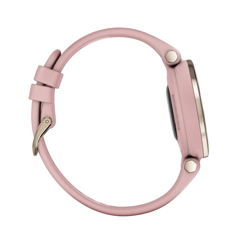 Garmin Lily Sport Edition (Cream Gold SS/Dust Pink Silicone Band)