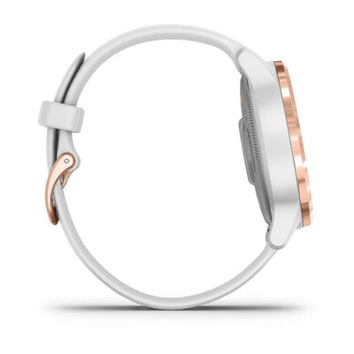 Garmin vivoactive 4S, White with Rose-gold Hardware