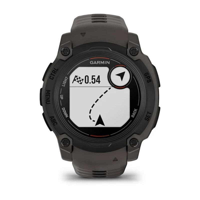 Garmin Instinct E – 45 mm Black with Charcoal Silicone Band