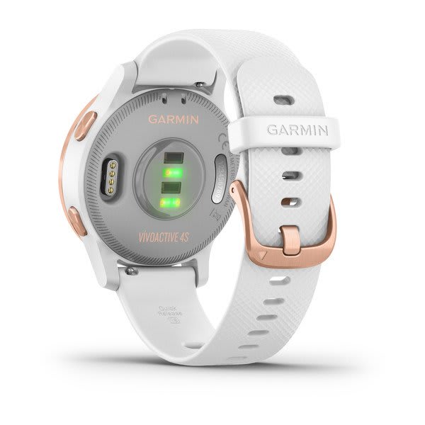 Garmin vivoactive 4S, White with Rose-gold Hardware