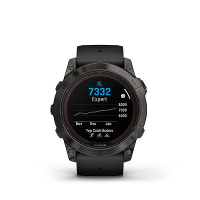 Garmin Fenix 7X Pro Sapphire Solar (Grey Titanium with Black Band)