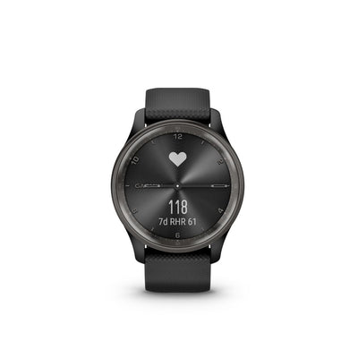 Garmin vivomove Trend (Slate SS with Black Case and Band)