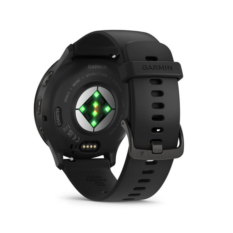 Garmin Venu 3 (Slate SS with Black Band)