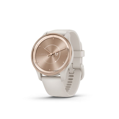 Garmin vivomove Trend (Peach SS with Cream Case and Band)