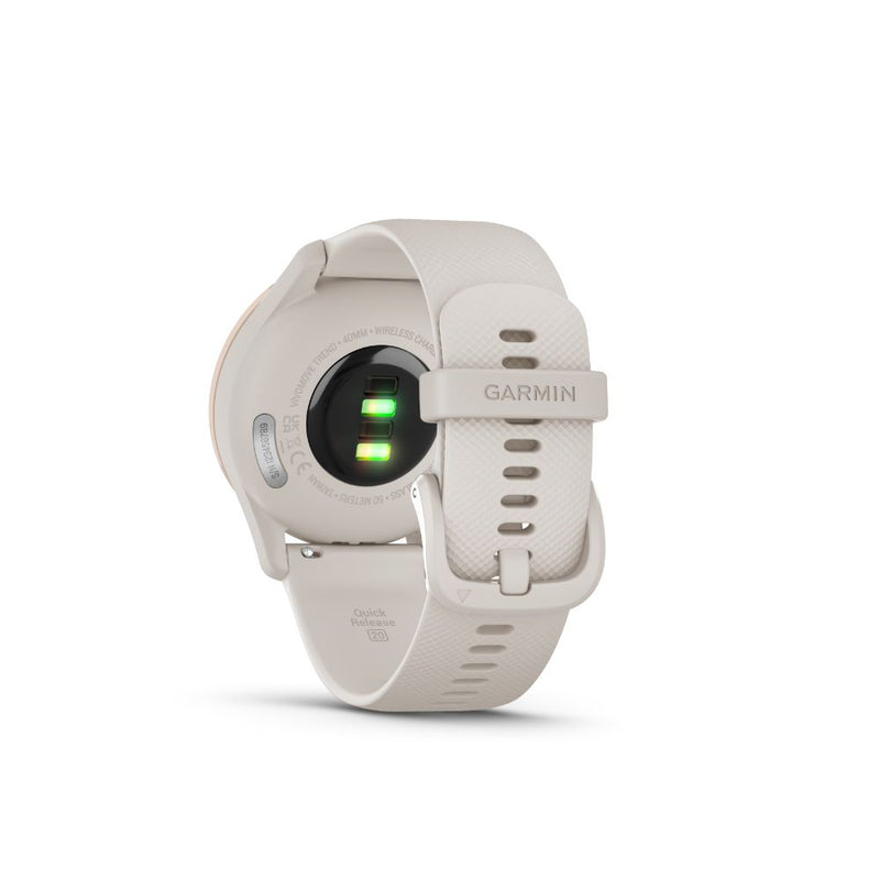 Garmin vivomove Trend (Peach SS with Cream Case and Band)