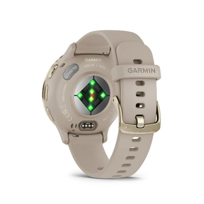 Garmin Venu 3S (Soft Gold SS with Grey Band)