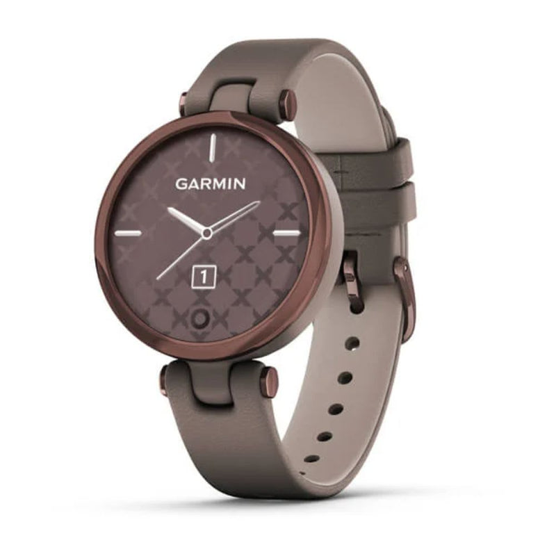 Garmin Lily Classic Edition (Paloma with Dark Bronze Bezel and Italian Leather Band)