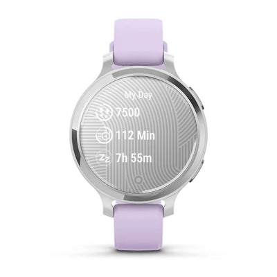 GARMIN Lily 2 Active (Silver with Jasmine Silicone Band)