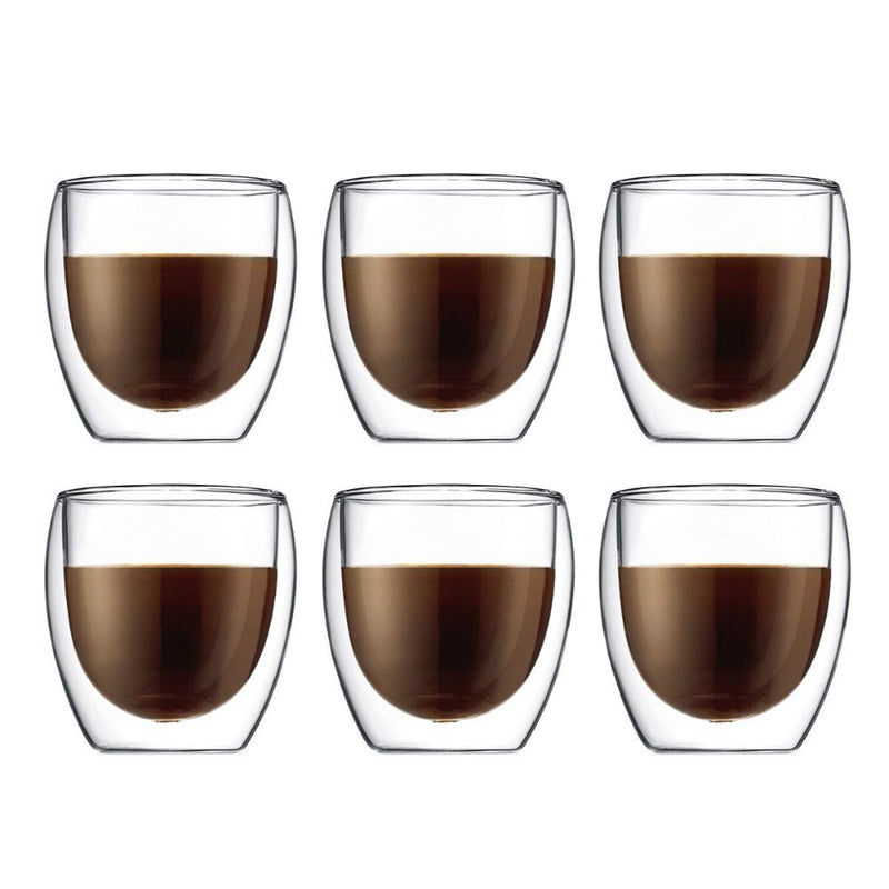 Bodum Pavina Double Wall 250ml 6 Piece Set