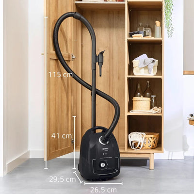 Bosch Series 4 Bagged Vacuum Cleaner (Black)