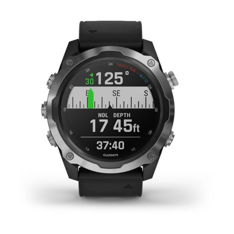 Garmin Descent Mk2 (Stainless Steel with Black Band)