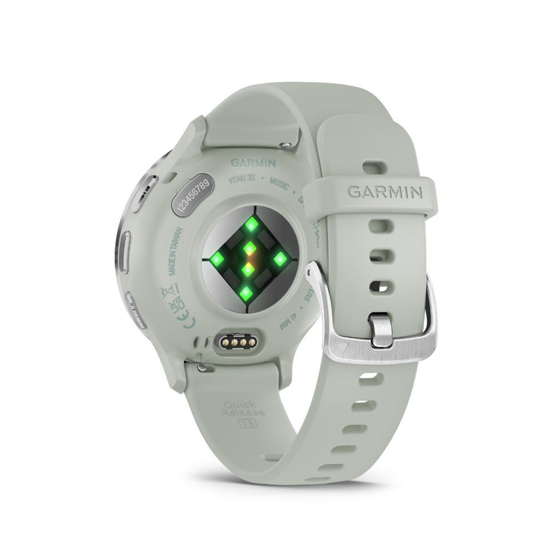 Garmin Venu 3S (Silver SS with Sage Band)