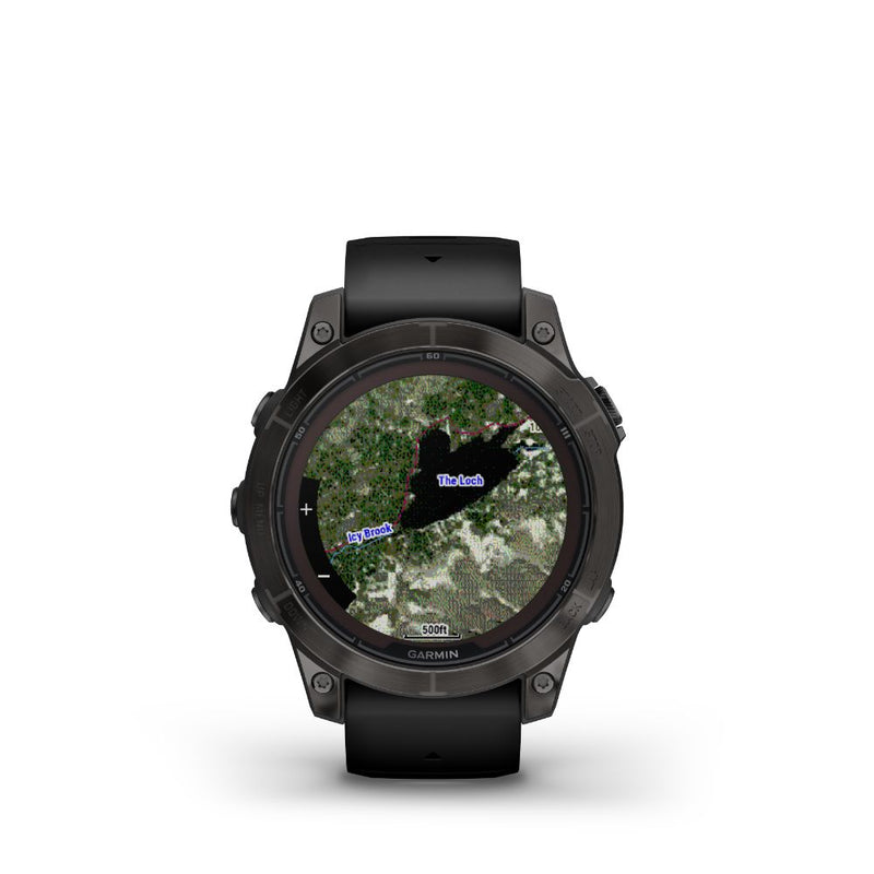 Garmin Fenix 7 Pro Sapphire Solar (Grey Titanium with Black Band)