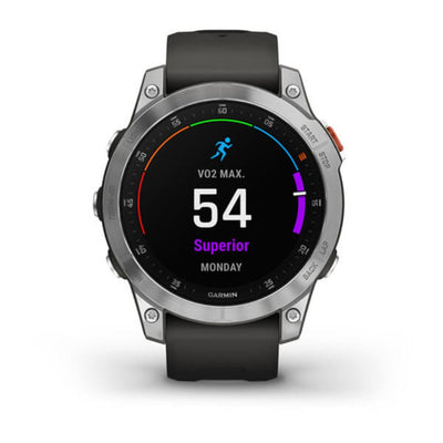 Garmin Epix (Slate/Stainless Steel with Silicone Band)