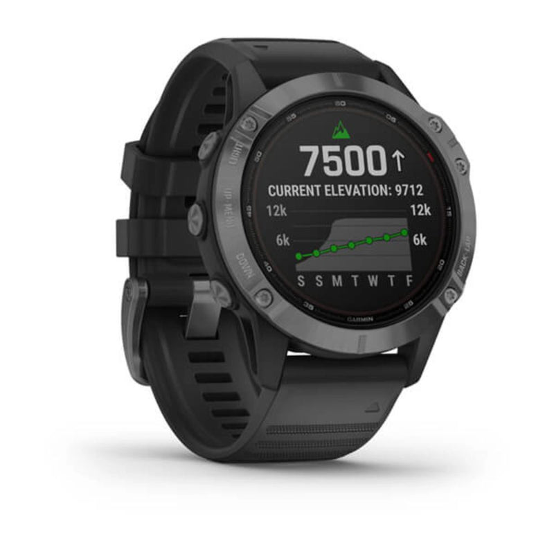 Garmin Fenix 6 - Pro Solar Edition (Slate Grey with Black Band)