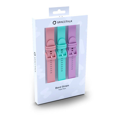 Spacetalk Triple Pack Band Straps Arctic Lilac Candy