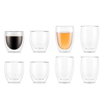 Bodum Pavina Double Wall 8 Piece Set (4 x 250ml, 4 x 350ml)