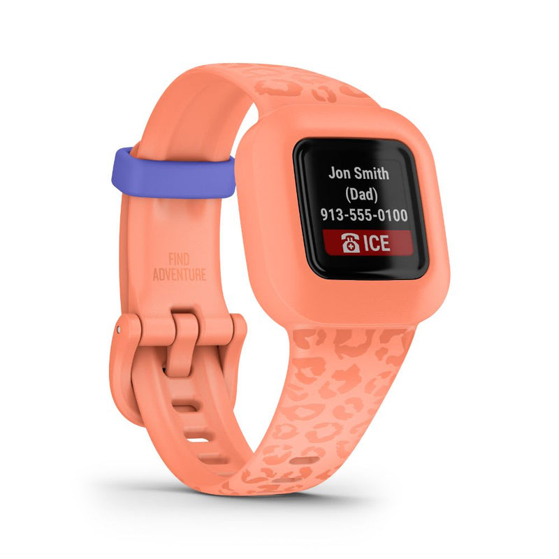 Garmin vivofit jr. 3 (Peach Leopard)