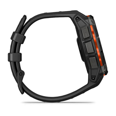 Garmin Instinct 3 – 50 mm, Solar Black with Charcoal Silicone Band