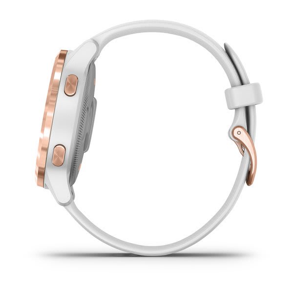 Garmin vivoactive 4S, White with Rose-gold Hardware