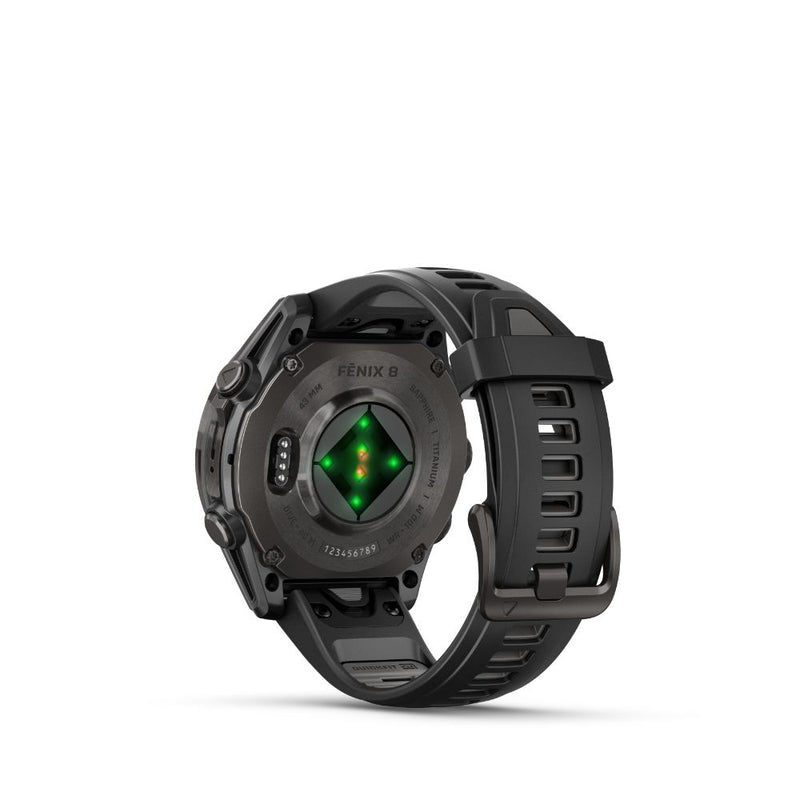 Garmin Fenix 8 51mm AMOLED (Slate Grey with Black Silicone Band)