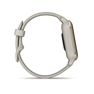 Garmin Venu SQ 2 Music (Cream Gold Bezel with Grey Case and Silicone Band) 