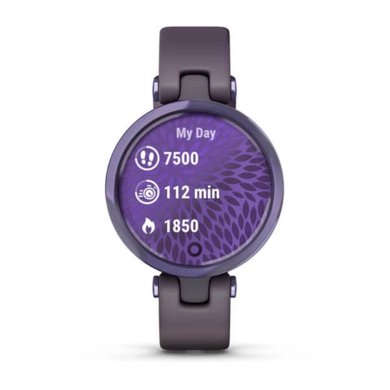 Garmin Lily Sport Edition (Deep Orchid with Midnight Orchid Bezel and Silicone Band)