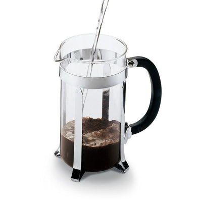 Bodum Caffettiera French Press 1L 8 Cup (Stainless Steel/Black)