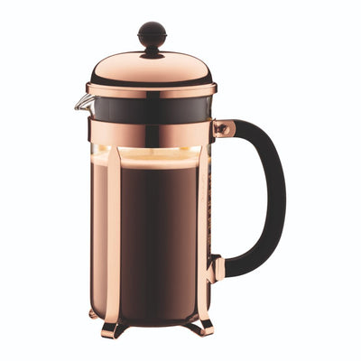 Bodum Chambord French Press 1L 8 Cup (S/S Copper)