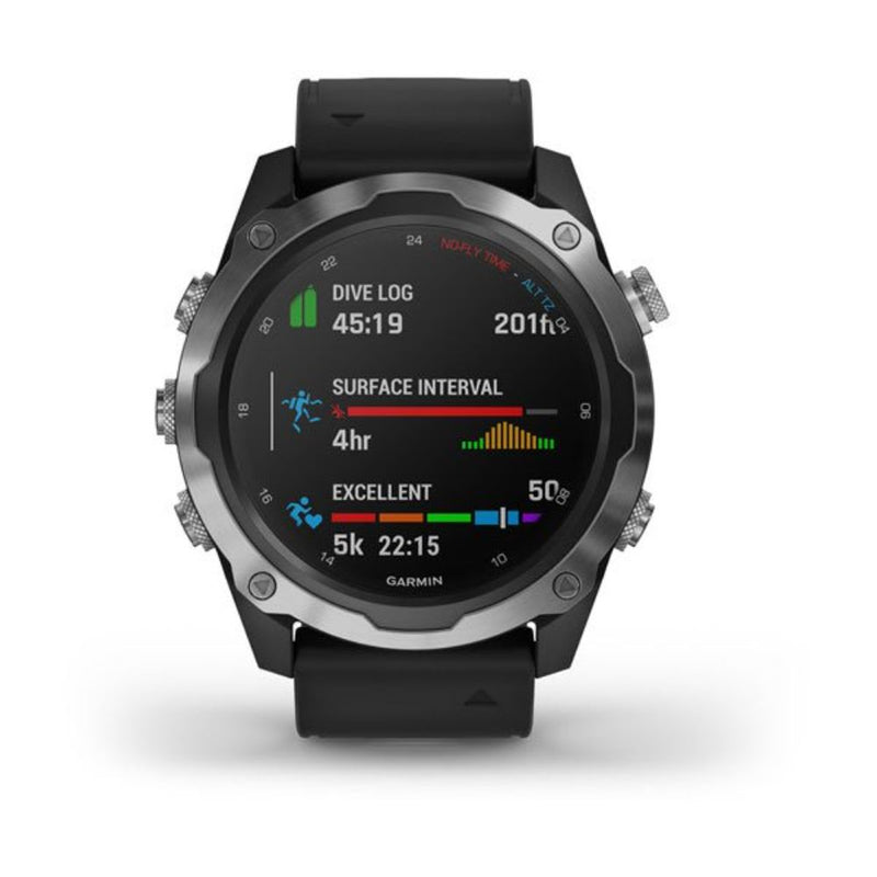 Garmin Descent Mk2 (Stainless Steel with Black Band)