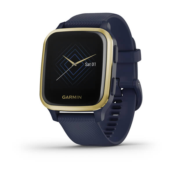 Garmin Venu SQ Music Edition (Navy with Light Gold Bezel)