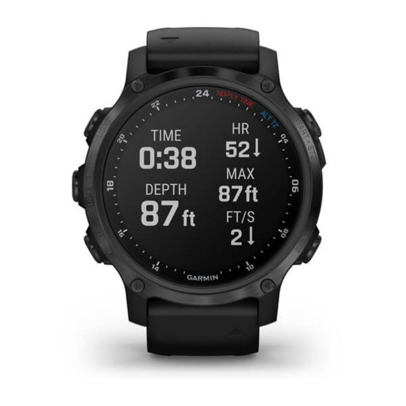 Garmin Descent Mk2S (Carbon Grey DLC with Black Silicone Band)