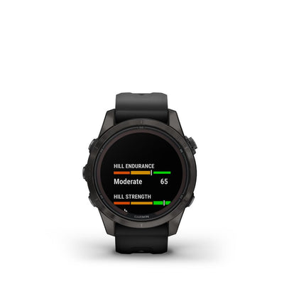 Garmin Fenix 7S Pro Sapphire Solar (Grey Titanium with Black Band)