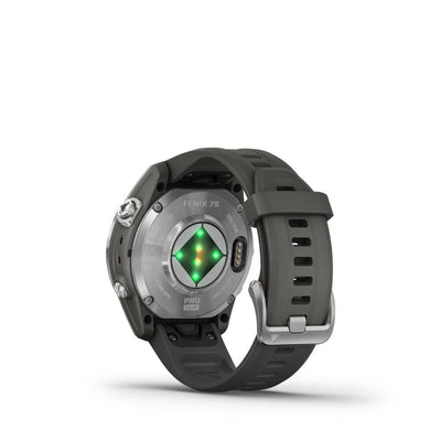 Garmin Fenix 7S Pro Solar (Silver with Graphite Band)