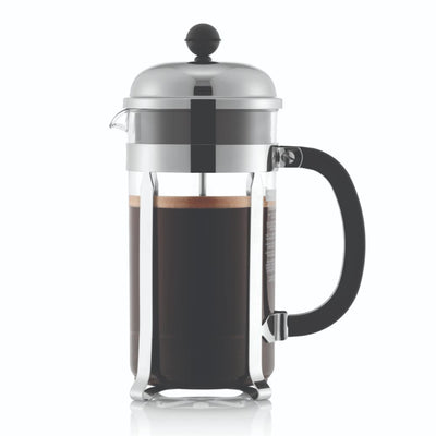 Bodum Chambord French Press 1L 8 Cup (Stainless Steel)