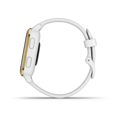 Garmin Venu SQ (White with Light Gold Bezel)