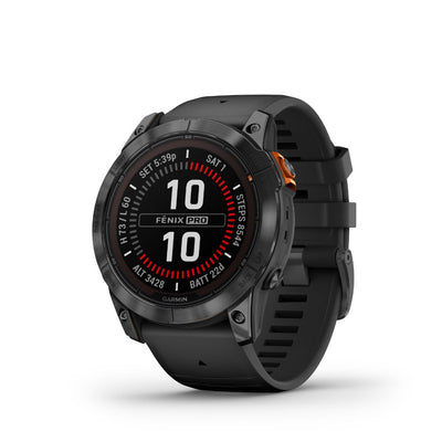 Garmin Fenix 7X Pro Solar (Slate with Black Band)