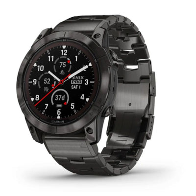 Garmin Fenix 7X Pro Sapphire Solar (Grey Titanium with Vented Titanium Bracelet)