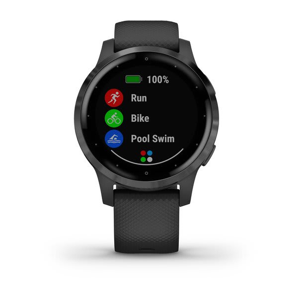 Garmin vivoactive 4S, Black with Slate Hardware