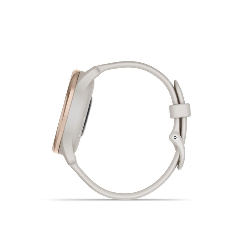 Garmin vivomove Trend (Peach SS with Cream Case and Band)