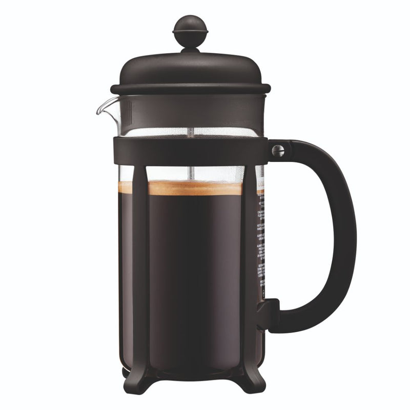 Bodum Java French Press 1L 8 Cup (Stainless Steel/Black)