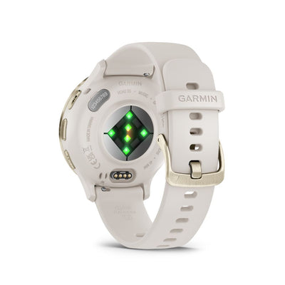 Garmin Venu 3S (Soft Gold SS with Ivory Band)