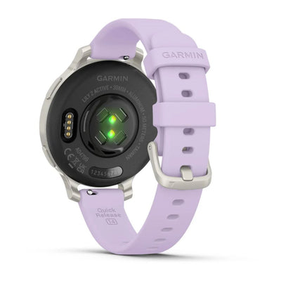 GARMIN Lily 2 Active (Silver with Jasmine Silicone Band)