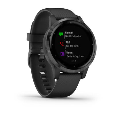 Garmin vivoactive 4S, Black with Slate Hardware